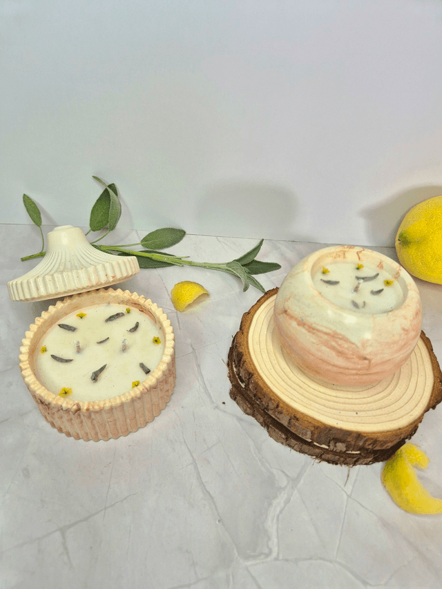 Les bougies Agrumes et sauge