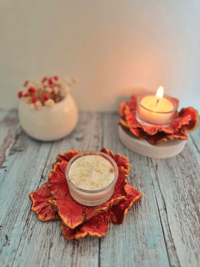 Fleur d&#039;Aura rouge 