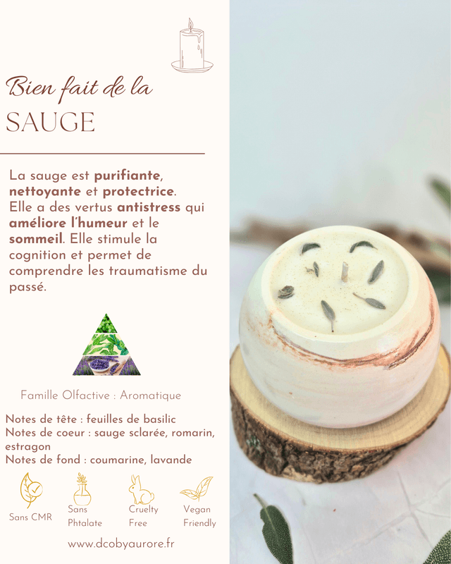 Les bougies Sauge