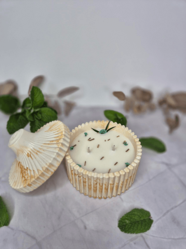 Les bougies menthe & Eucalyptus