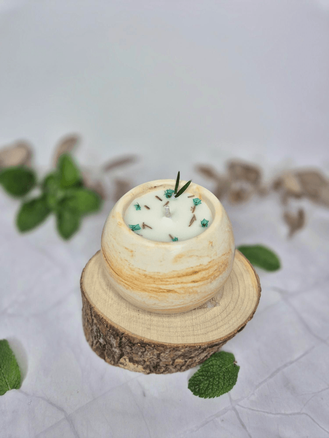 Les bougies menthe & Eucalyptus